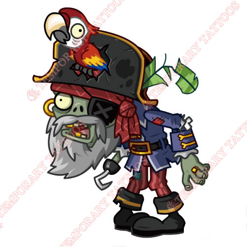 Plants vs Zombies Customize Temporary Tattoos Stickers NO.984